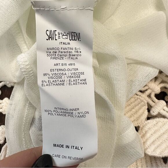 Save The Queen Striped Dress Sz large - Picture 16 of 16